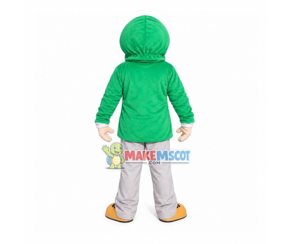 Street Man Wearing Hooded Jacket Mascot Costume Street Man Wearing Hooded Jacket Mascot Costume