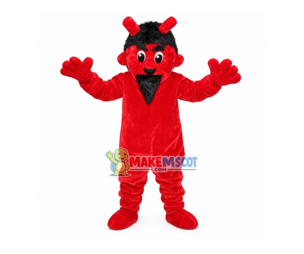 Red Devil With Tentacles Mascot Adult Costume