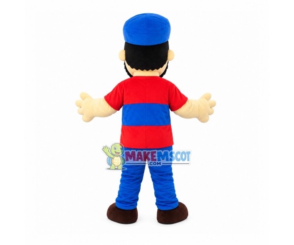 The Rough Bearded Captain Mascot Costume