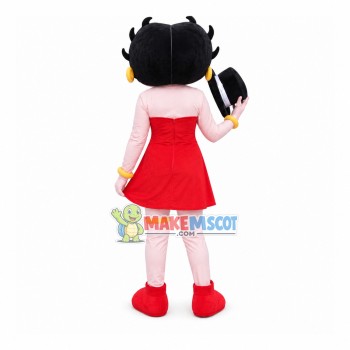 Charismatic Jazz Girl Dancer Mascot Costume Charismatic Jazz Girl Dancer Mascot Costume