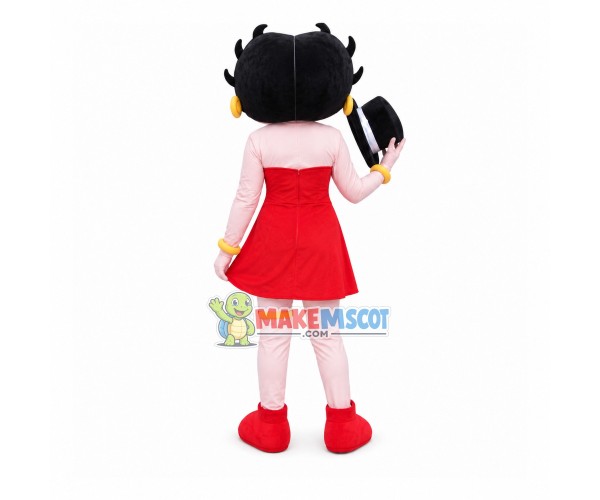 Charismatic Jazz Girl Dancer Mascot Costume