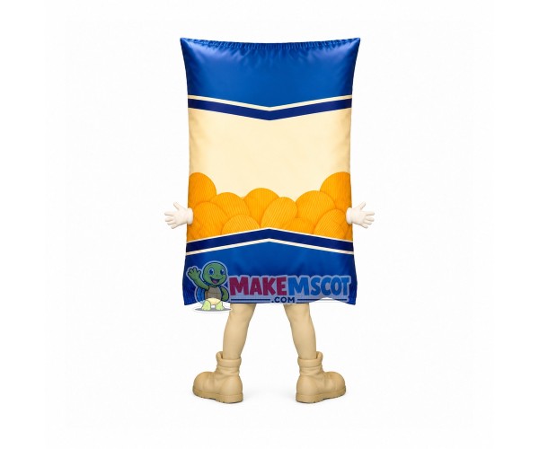 Pack of Original Wavy Potato Chips Mascot Costume Pack of Original Wavy Potato Chips Mascot Costume