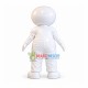 Smooth White Insulated Doll Mascot Costume