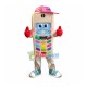 Old Version Phone With Colored Buttons Mascot Costume Old Version Phone With Colored Buttons Mascot Costume