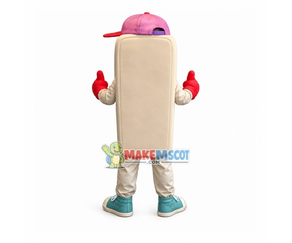 Old Version Phone With Colored Buttons Mascot Costume Old Version Phone With Colored Buttons Mascot Costume