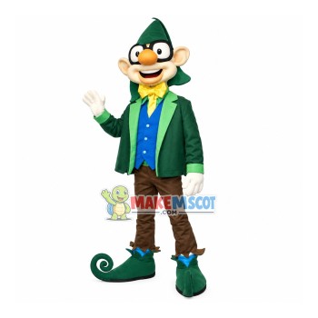Scholar Elf Full of Wisdom Mascot Costume