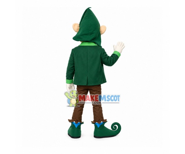 Scholar Elf Full of Wisdom Mascot Costume Scholar Elf Full of Wisdom Mascot Costume