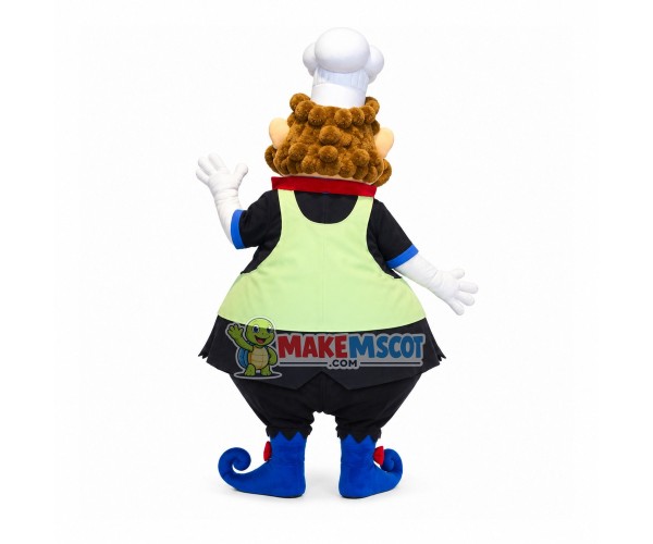 Pot Belly Chef Elf of Restaurant Mascot Costume Pot Belly Chef Elf of Restaurant Mascot Costume