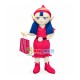 Fashionista Elf In Pink Dress Mascot Costume Fashionista Elf In Pink Dress Mascot Costume
