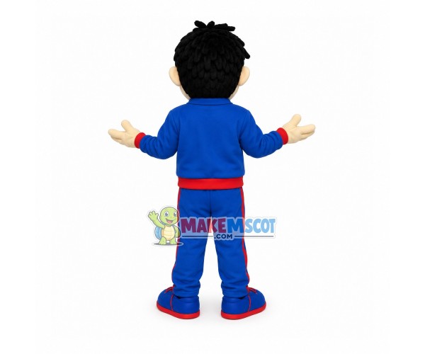 Auto Repair Worker Studying Methods Mascot Costume Auto Repair Worker Studying Methods Mascot Costume