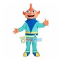 Polite Alien With Pointed Head Mascot Costume