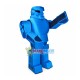 Blue Robot With Shovel Arms Mascot Costume Blue Robot With Shovel Arms Mascot Costume