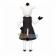 Lady Cow With Expensive Pendant Mascot Costume Lady Cow With Expensive Pendant Mascot Costume