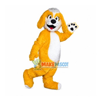 Walking Version of Yellow Pet Dog Mascot Costume Walking Version of Yellow Pet Dog Mascot Costume