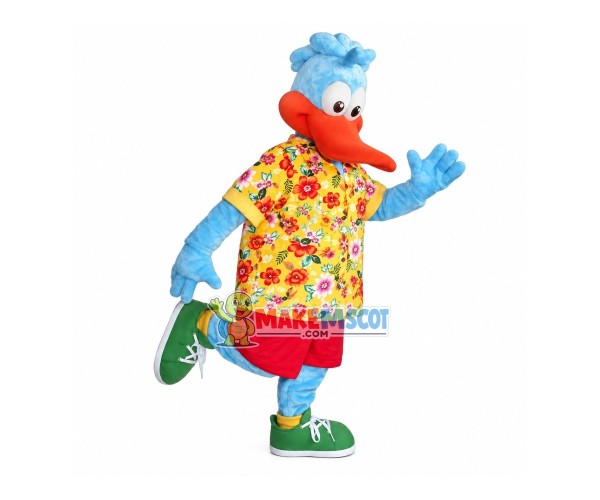 Guide Duck of The Resort Mascot Costume Guide Duck of The Resort Mascot Costume