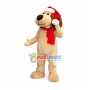 Adult Beige Dog Mascot Costume For Christmas Event