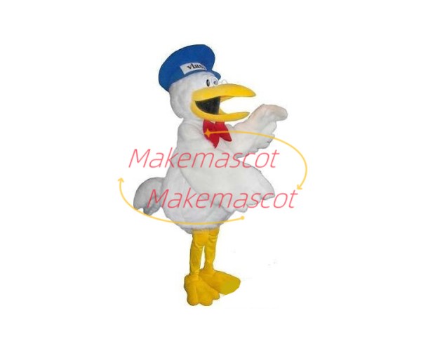 Admiralty Command White Chicken Mascot Costume