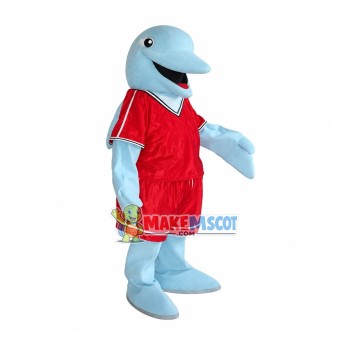 The Dolphin of Bahrain Basketball Team Mascot Costume The Dolphin of Bahrain Basketball Team Mascot Costume