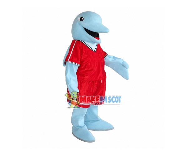 The Dolphin of Bahrain Basketball Team Mascot Costume The Dolphin of Bahrain Basketball Team Mascot Costume