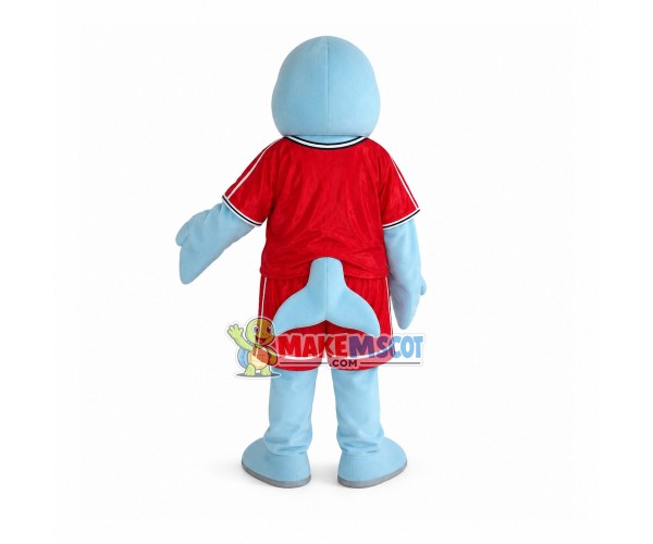 The Dolphin of Bahrain Basketball Team Mascot Costume The Dolphin of Bahrain Basketball Team Mascot Costume