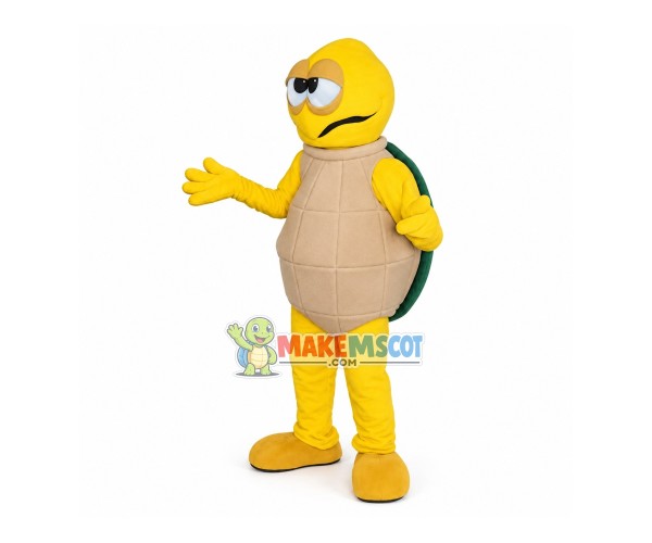 Dissatisfied Crooked-mouthed Tortoise Mascot Costume Dissatisfied Crooked-mouthed Tortoise Mascot Costume