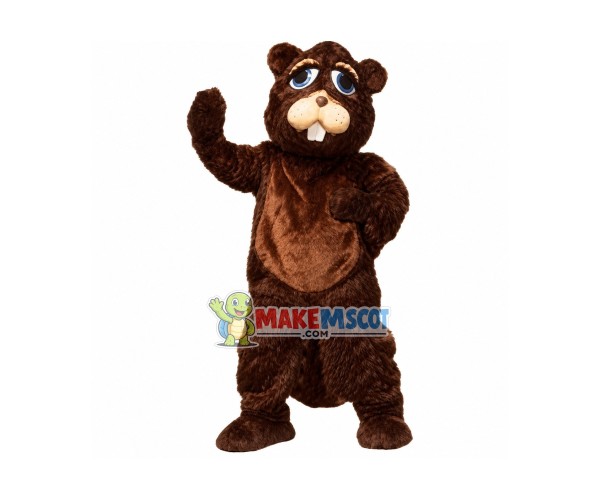 Beaver Mascot Adult Costume Beaver Mascot Adult Costume