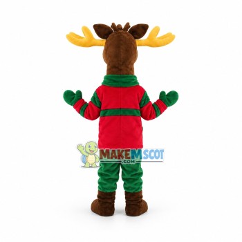 Christmas Reindeer Mascot Adult Costume Christmas Reindeer Mascot Adult Costume