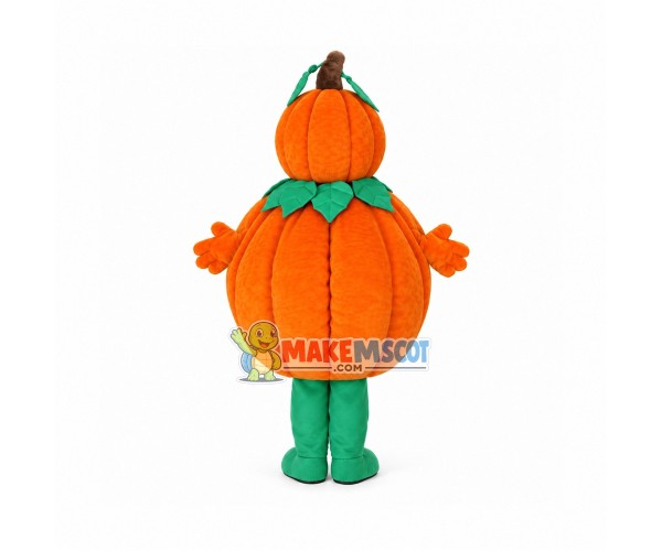 Halloween Pumpkin Man Mascot Costume 
