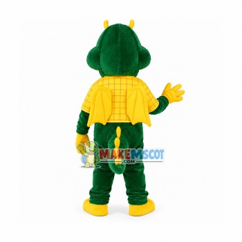 Green Dragon Mascot Adult Costume Green Dragon Mascot Adult Costume
