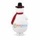 Happy Snowman Mascot Costume Happy Snowman Mascot Costume