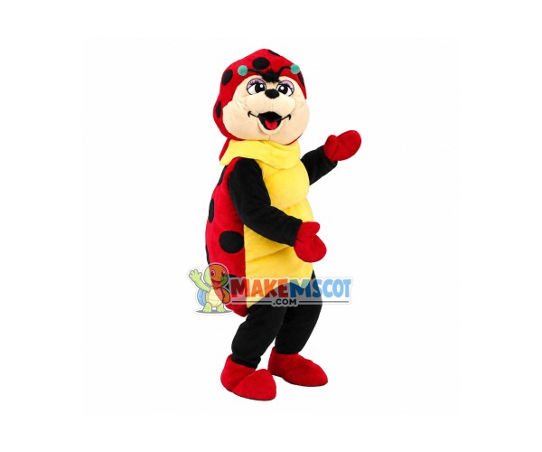 Lovely Cartoon Ladybug Mascot Adult Costume Lovely Cartoon Ladybug Mascot Adult Costume