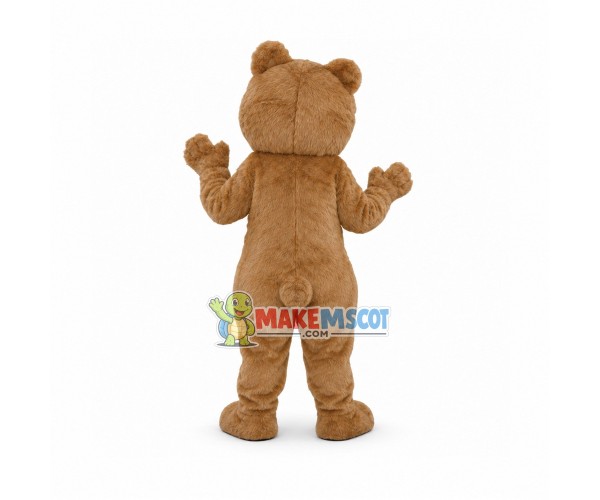Cute Grizzly Bear Mascot Adult Costume Cute Grizzly Bear Mascot Adult Costume