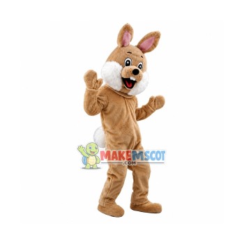 Lovely Brown Rabbit Mascot Adult Costume Lovely Brown Rabbit Mascot Adult Costume