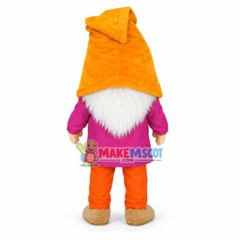 Optimistic Dwarfs Happy Mascot Adult Costume Optimistic Dwarfs Happy Mascot Adult Costume