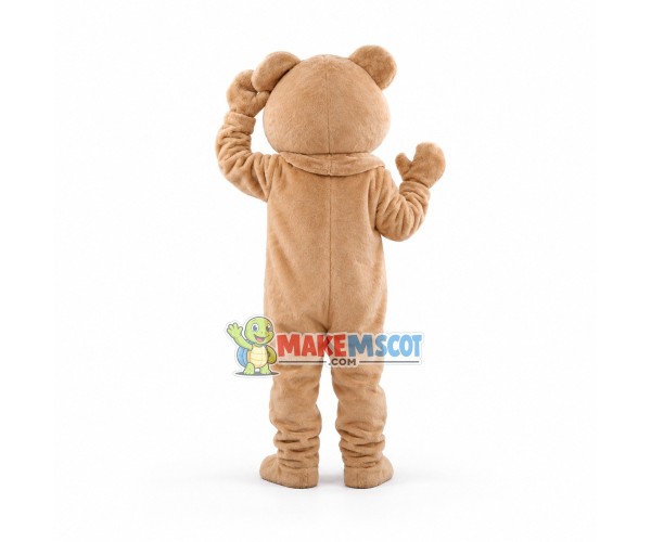 Beige Bear Mascot Adult Costume Beige Bear Mascot Adult Costume