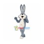 Lovely Grey Bunny Mascot Adult Costume	