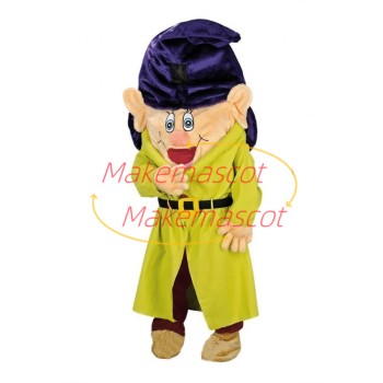 Funny Dopey Dwarfs Mascot Adult Costume Funny Dopey Dwarfs Mascot Adult Costume