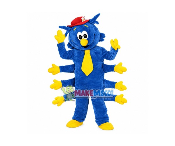 Mr. Blue Centipede Mascot Costume Mr. Blue Centipede Mascot Costume