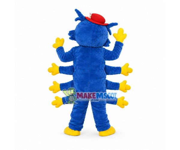 Mr. Blue Centipede Mascot Costume Mr. Blue Centipede Mascot Costume