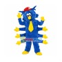 Mr. Blue Centipede Mascot Costume 