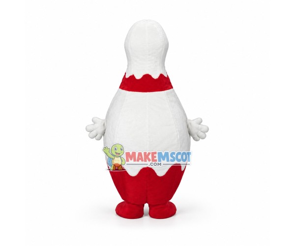 Huge Cartoon Bowling Pin Lightweight Mascot Adult Costume Huge Cartoon Bowling Pin Lightweight Mascot Adult Costume