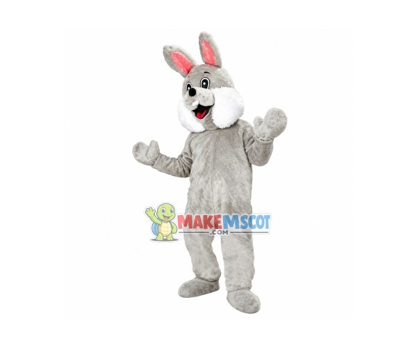 Lovely Grey Hare Mascot Adult Costume Lovely Grey Hare Mascot Adult Costume