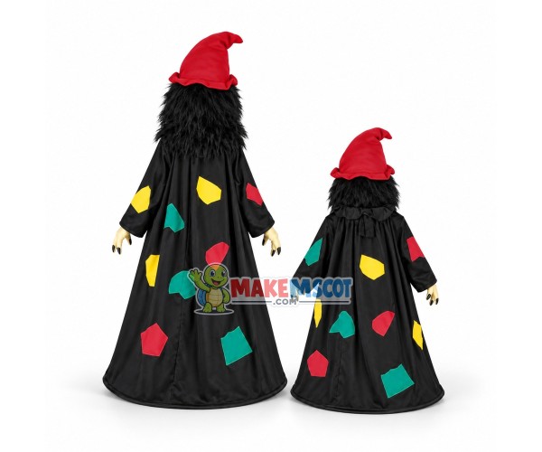 Scary Old Witch Mascot Costume 