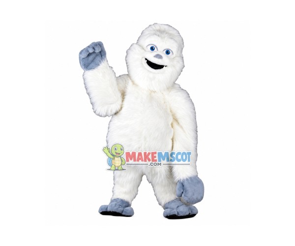 Happy Yeti Mascot Adult Costume Happy Yeti Mascot Adult Costume