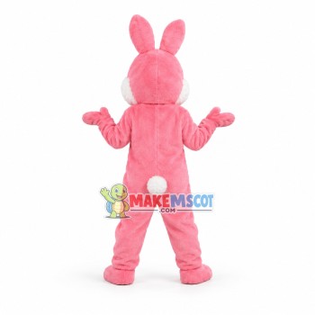 Pink Rabbit Mascot Adult Costume Pink Rabbit Mascot Adult Costume