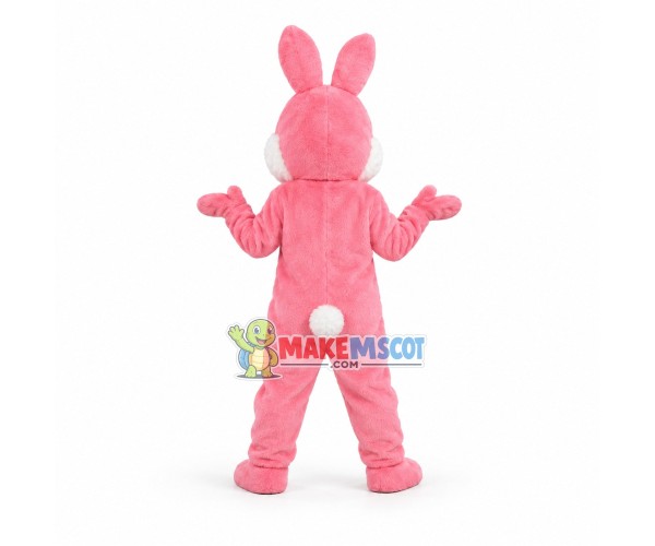 Pink Rabbit Mascot Adult Costume 