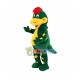 Green Dino the Dinosaur Mascot Adult Costume Green Dino the Dinosaur Mascot Adult Costume