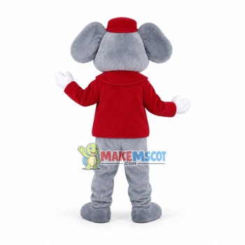 Circus Grey Mouse Mascot Adult Costume Circus Grey Mouse Mascot Adult Costume
