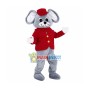 Circus Grey Mouse Mascot Adult Costume 