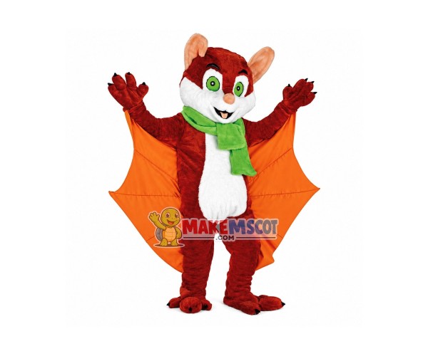Lovely Brown Bat Mascot Costume Lovely Brown Bat Mascot Costume